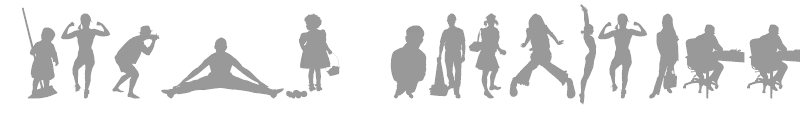 Human Silhouettes Five